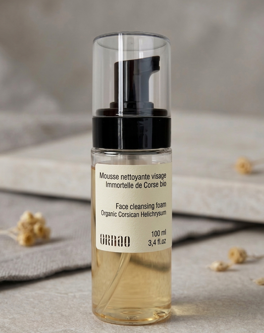 Mousse nettoyante visage